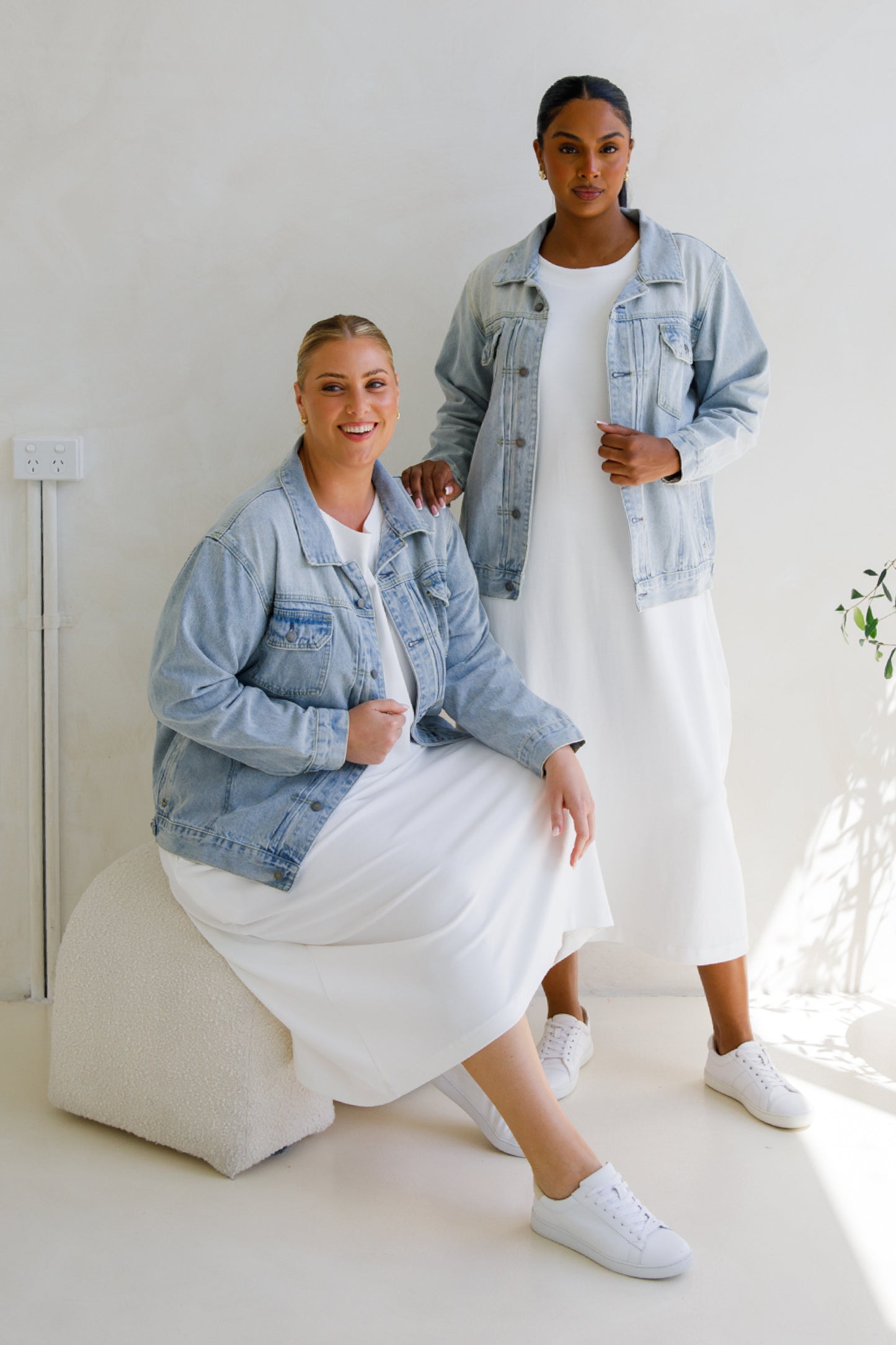 Signature Relaxed Denim Jacket | Light Wash Denim