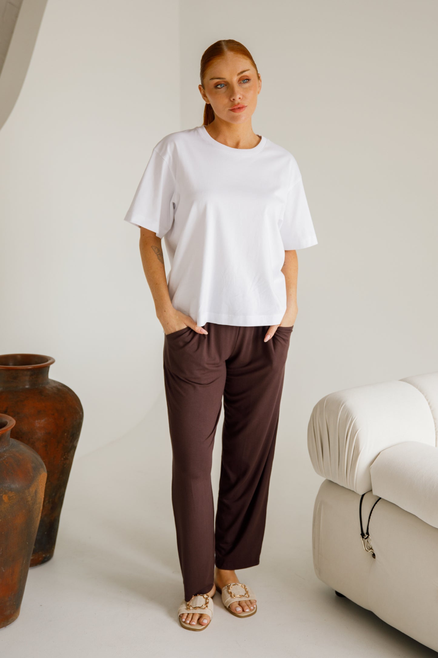 Signature Boxy Tee | White