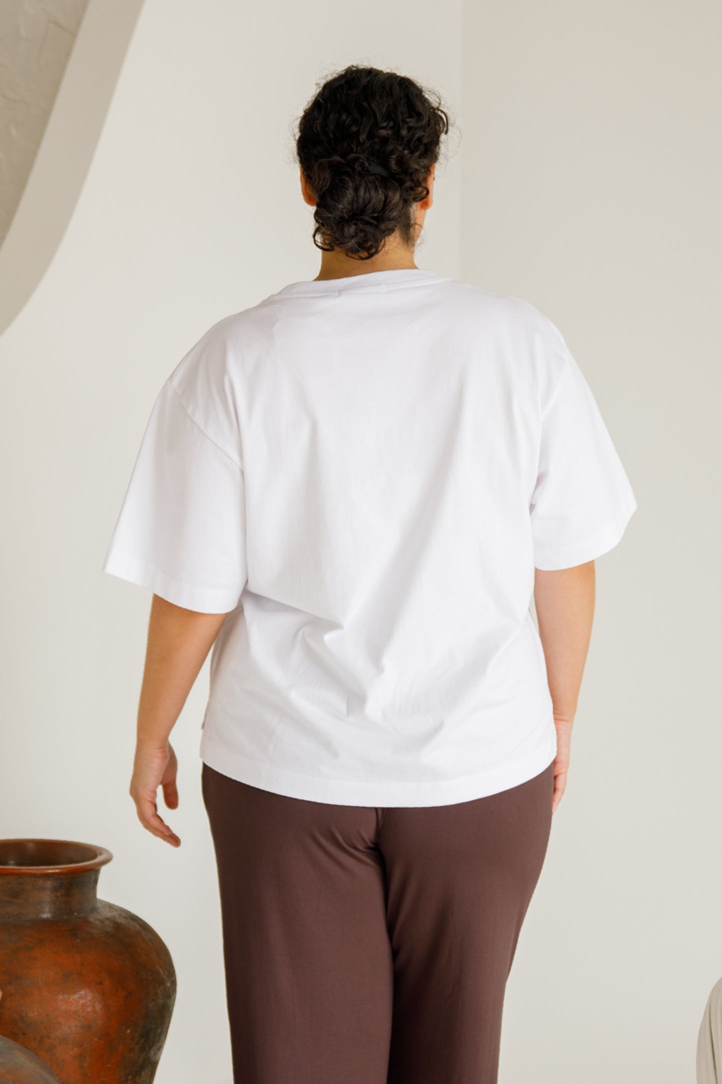 Signature Boxy Tee | White