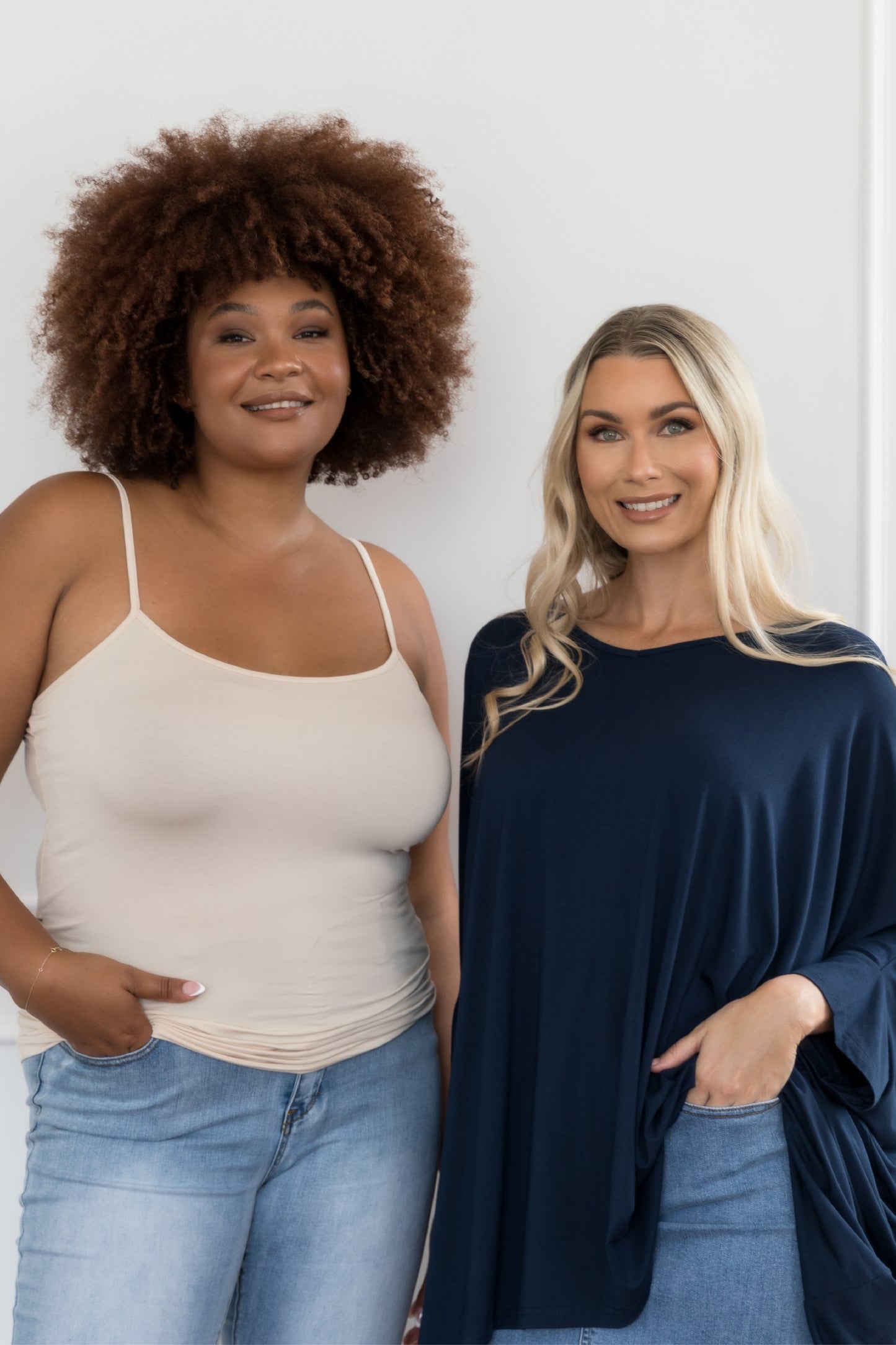 Plus-Sized Beige Top | PQ Collection | Slip Singlet