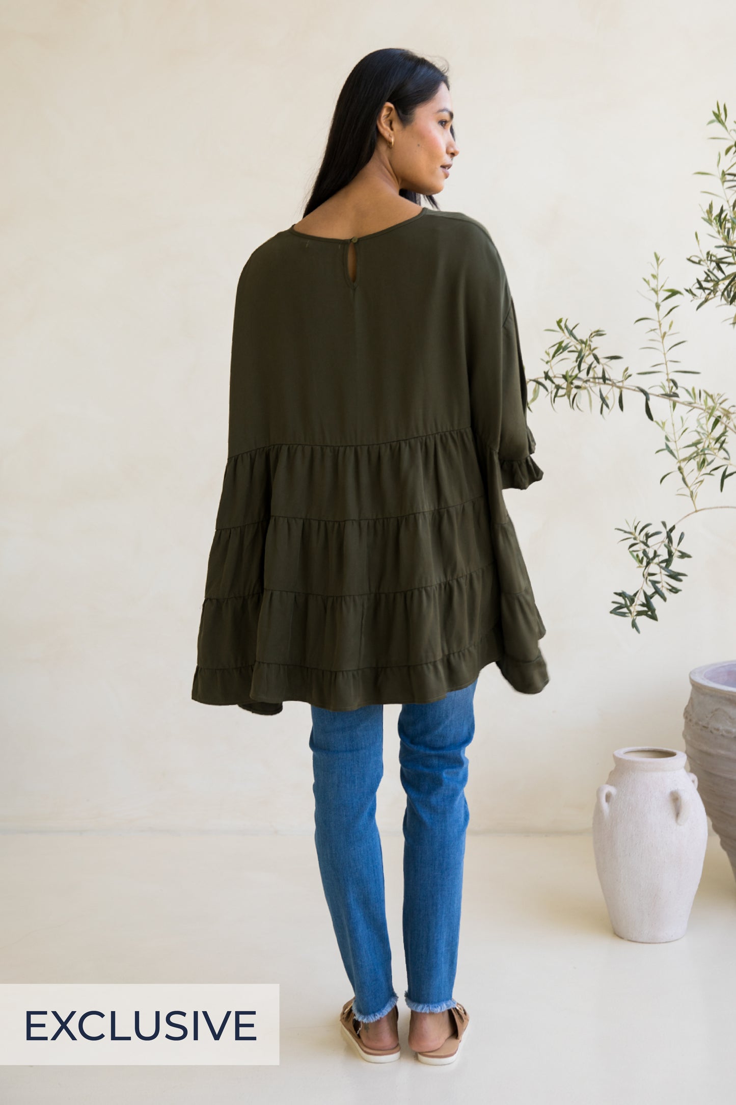 Sofia Top | Moss Green