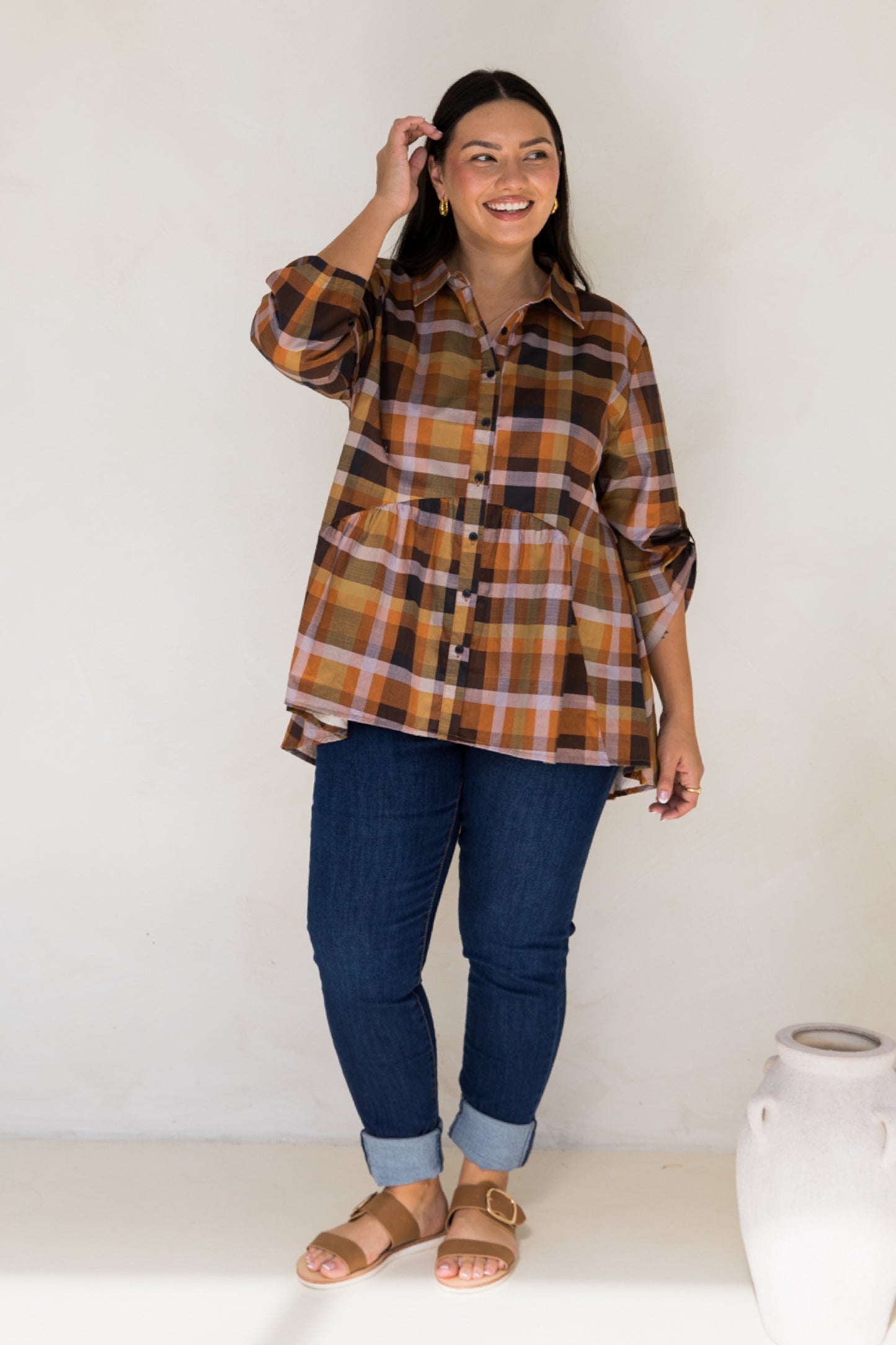 Soho Shirt | Fall Check | FINAL SALE