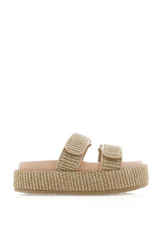SUVI Sandals | Natural Raffia