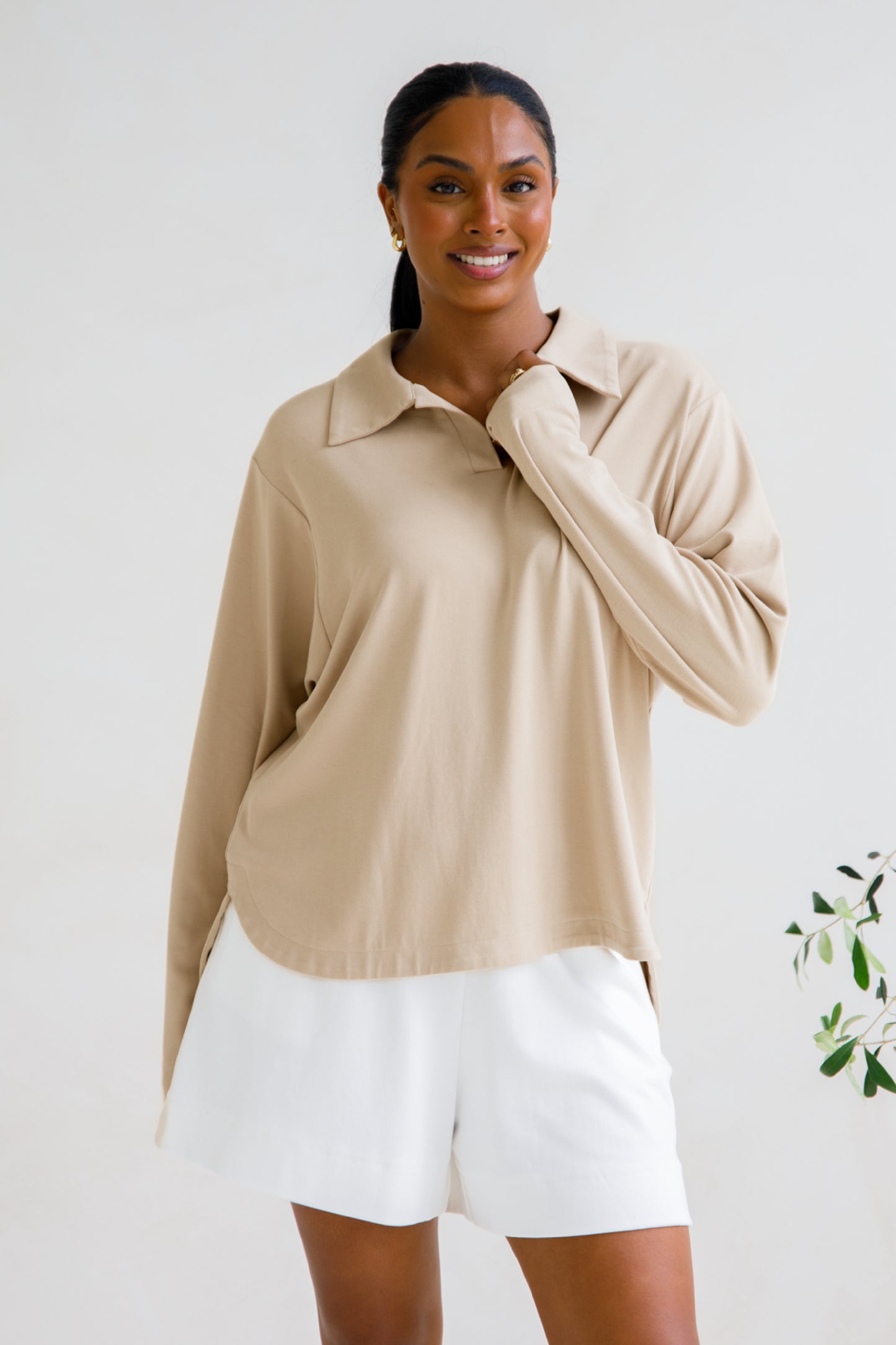 Gigi Lounge Sweater | Portobello Beige