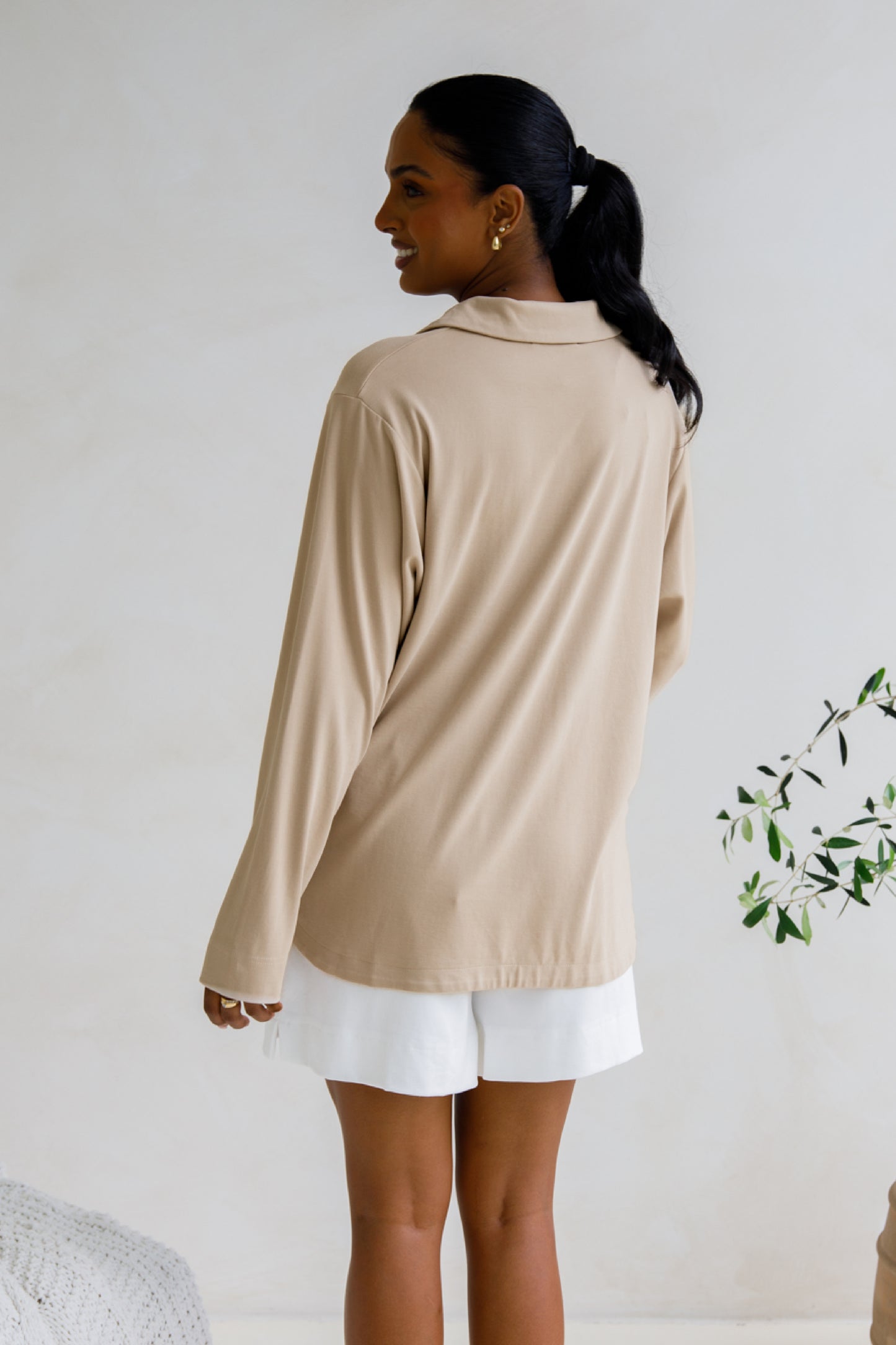 Gigi Lounge Sweater | Portobello Beige