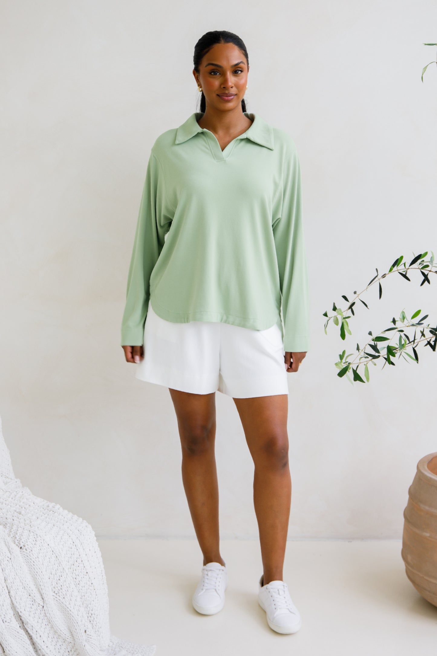 Gigi Lounge Sweater | Sage