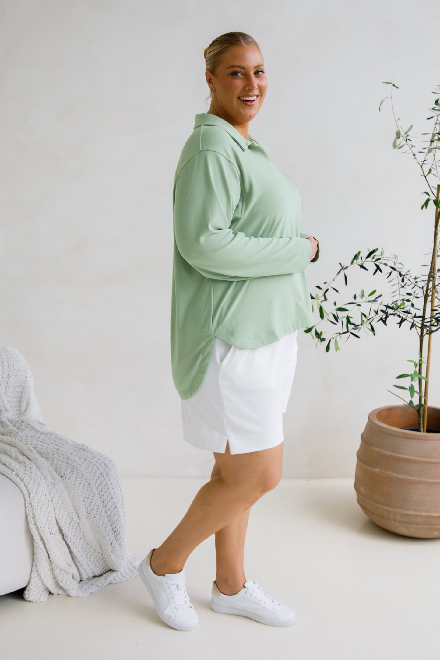 Gigi Lounge Sweater | Sage