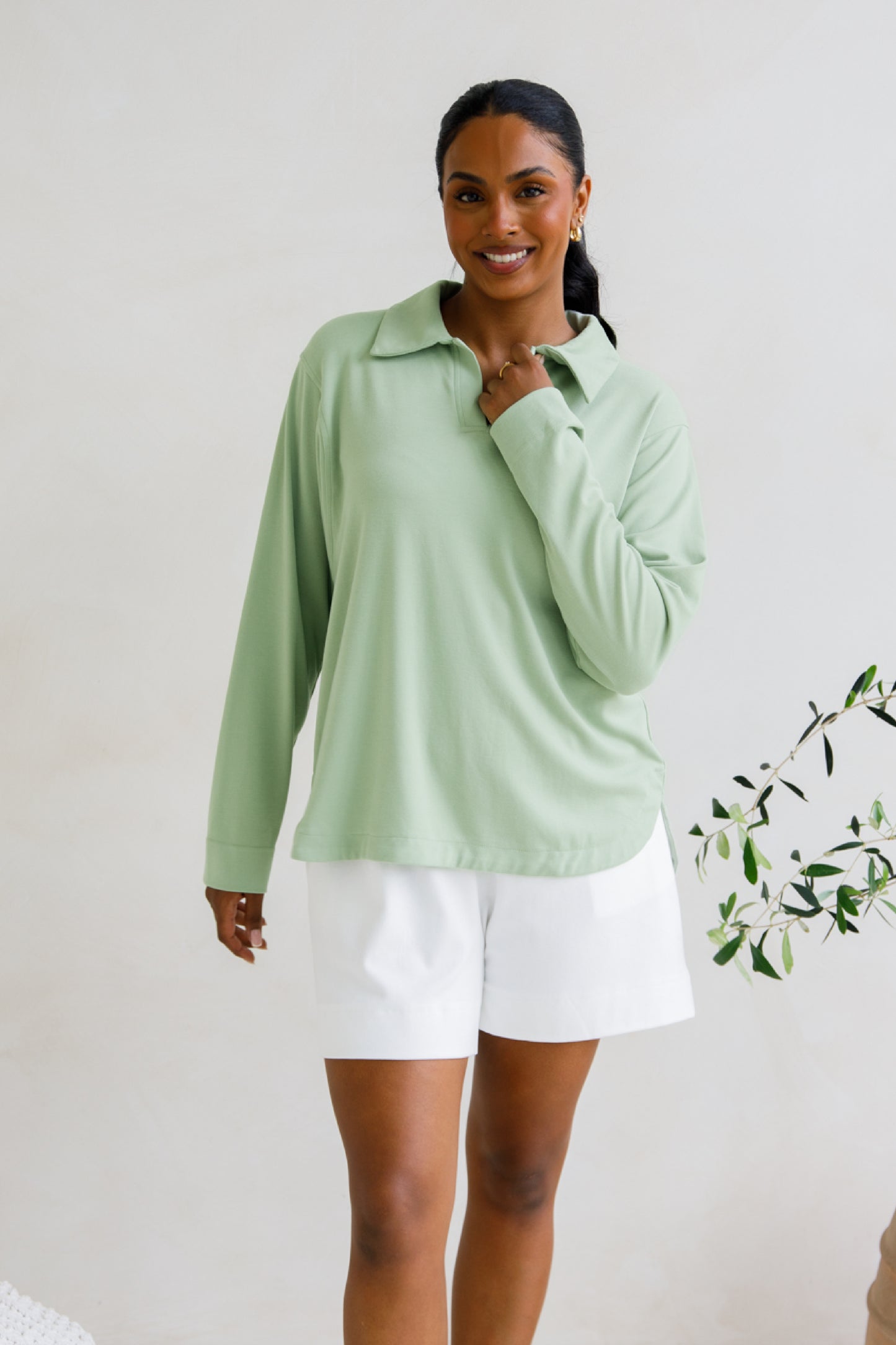 Gigi Lounge Sweater | Sage