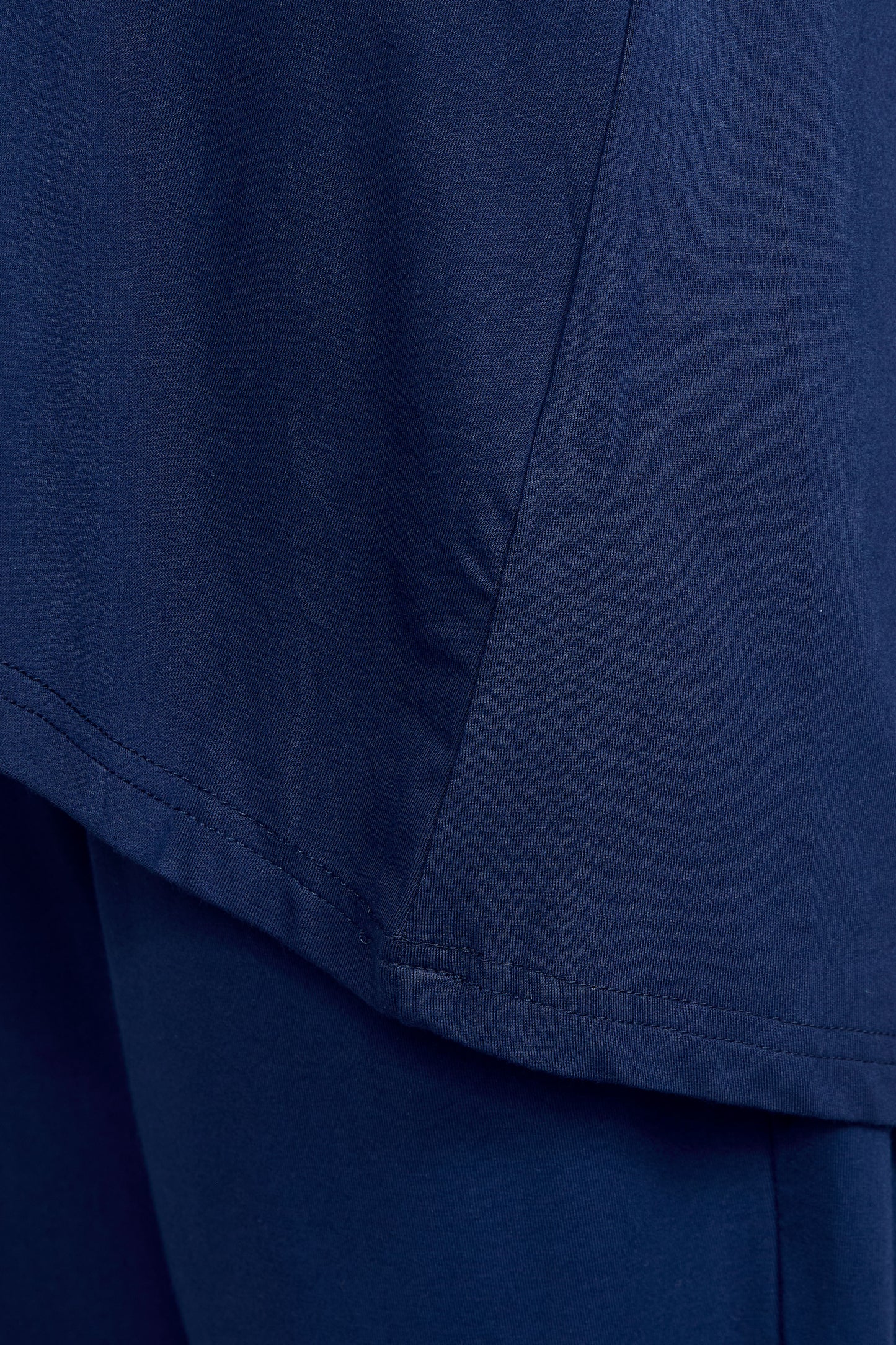 T-SHIRT Hi Lo Bamboo Top | Navy