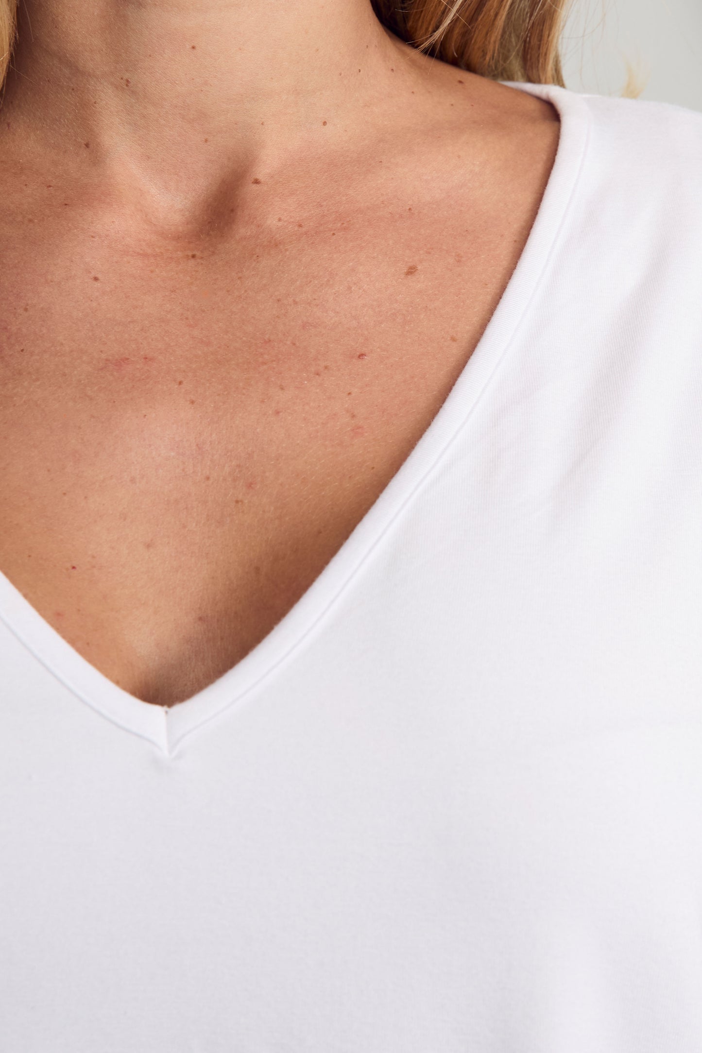 T-SHIRT Hi Lo Bamboo Top | White
