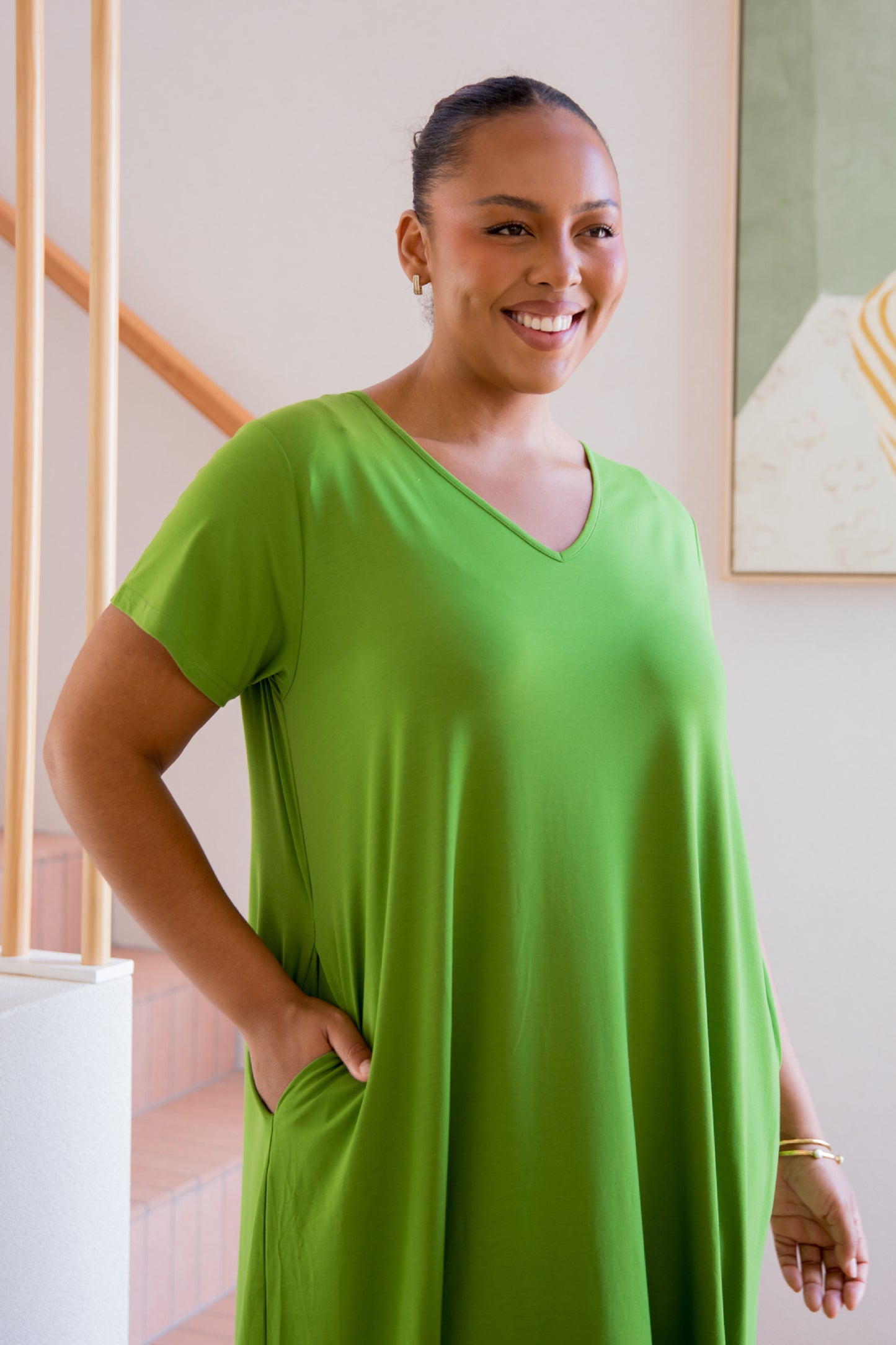 T-Shirt Dress | Cucumber Martini