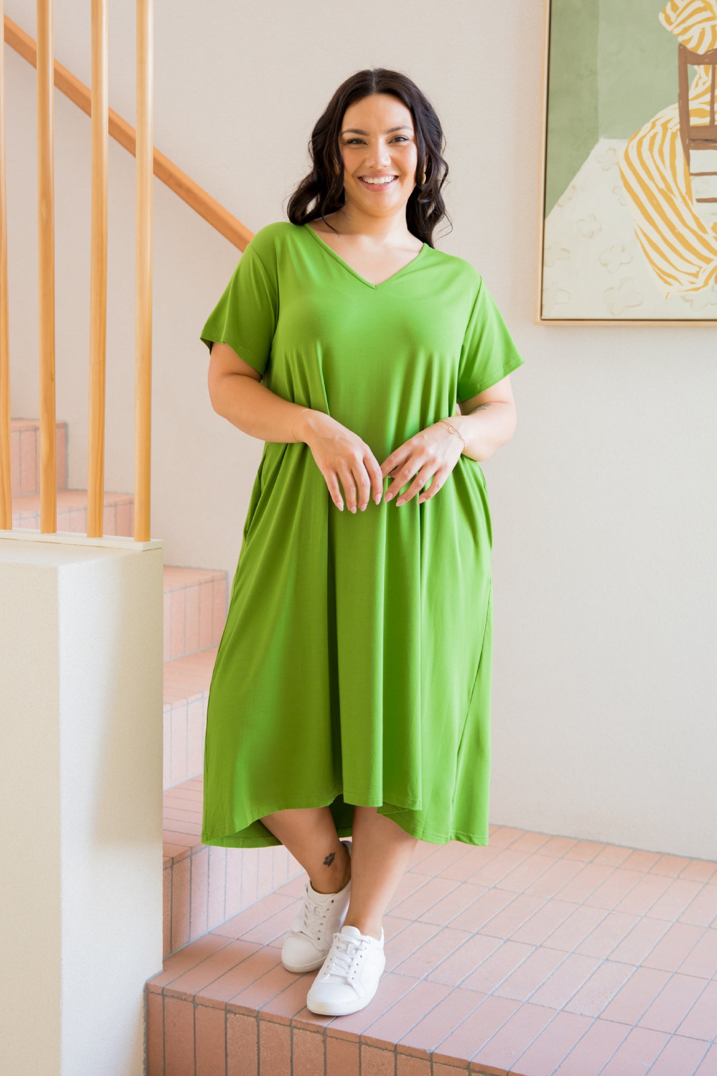 T-Shirt Dress | Cucumber Martini