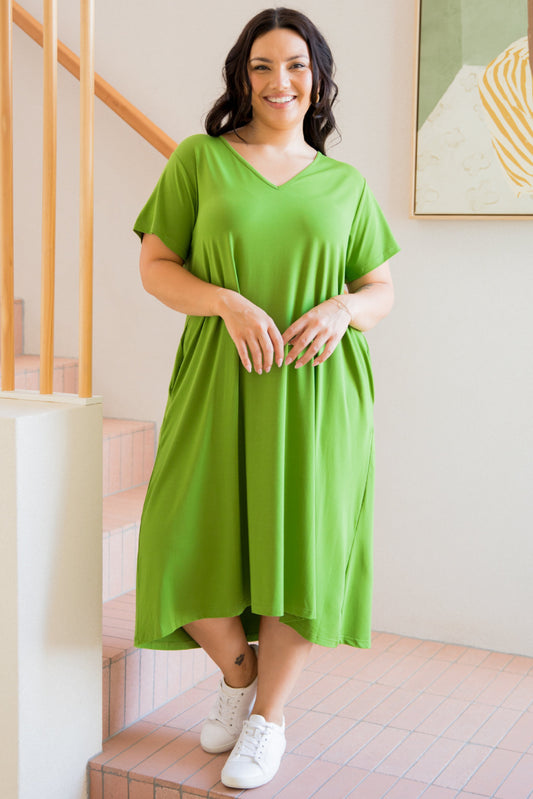 T-Shirt Dress | Cucumber Martini | FINAL SALE