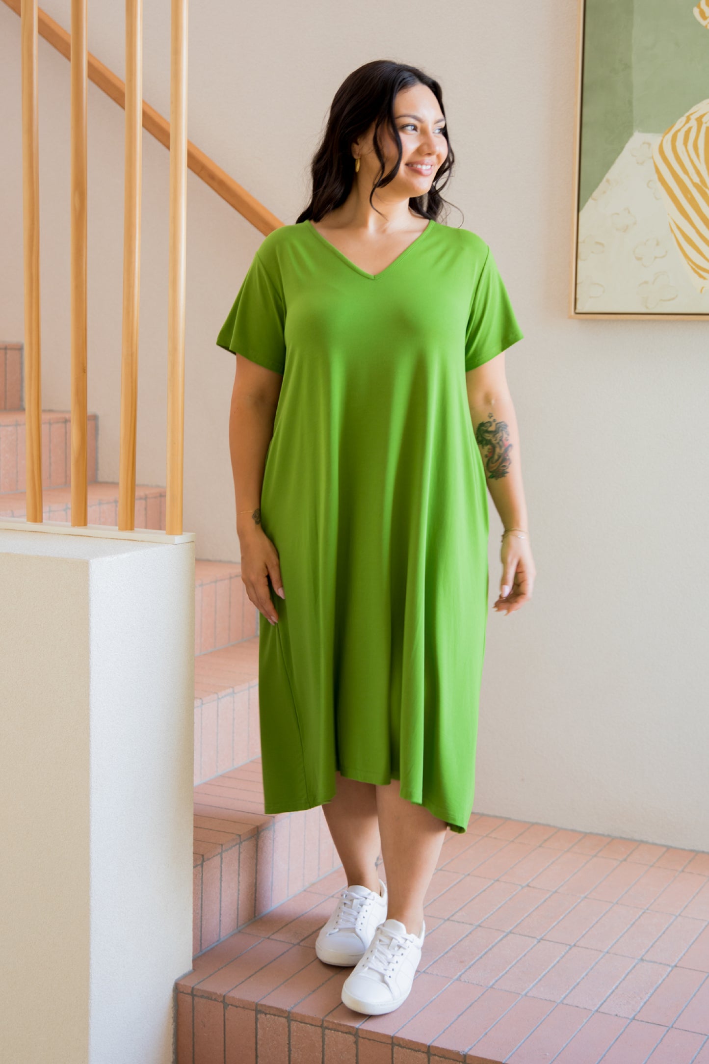 T-Shirt Dress | Cucumber Martini