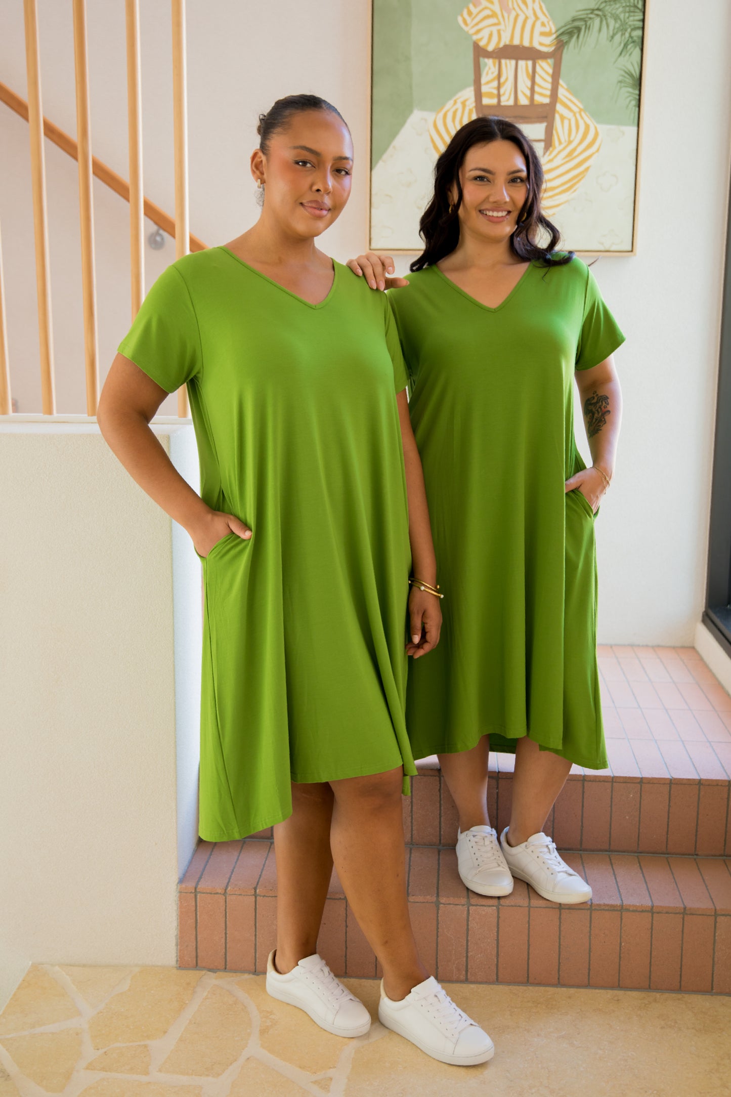 T-Shirt Dress | Cucumber Martini