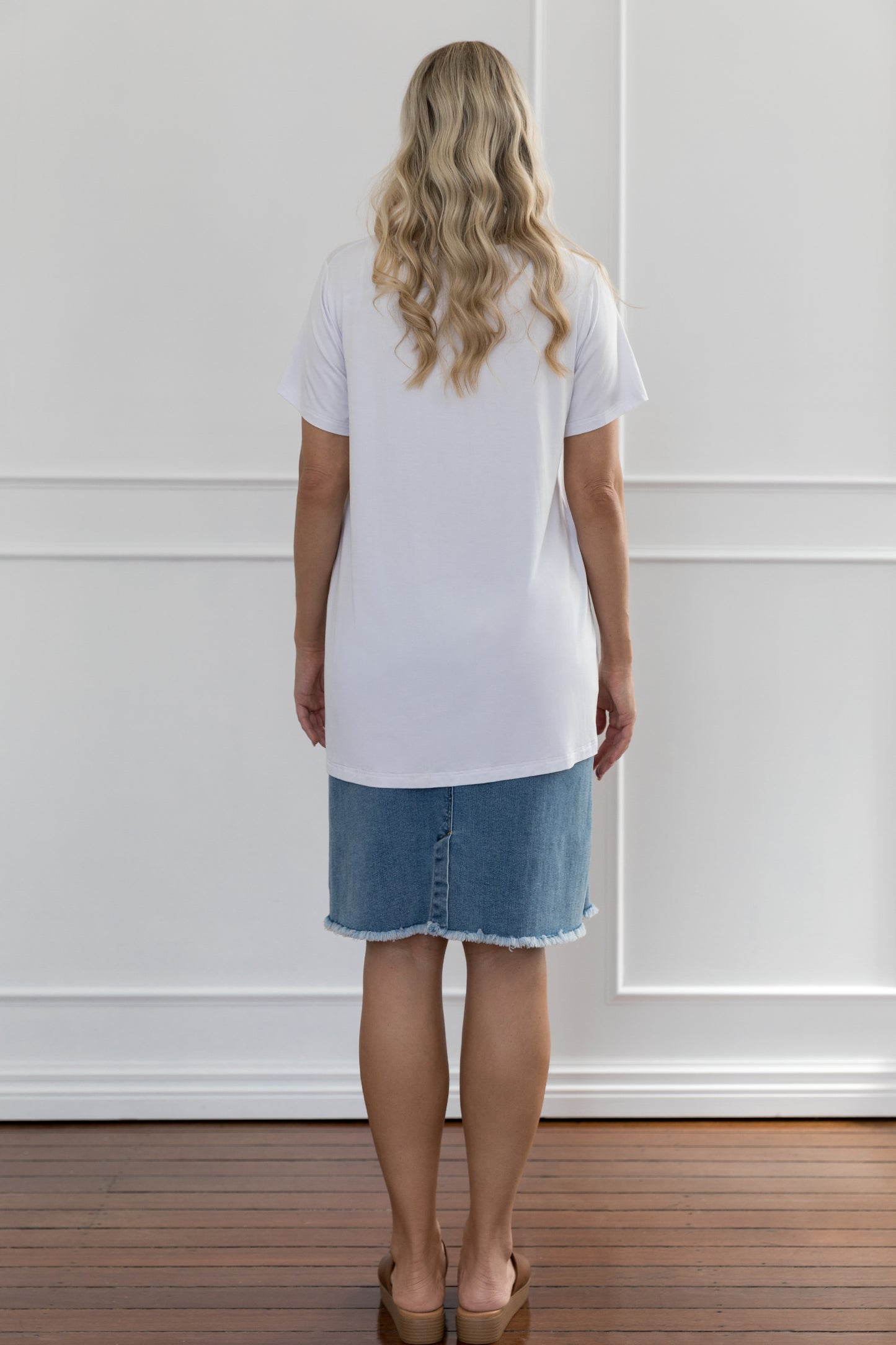 Plus-Sized White Tops | PQ Collection | T-Shirt Top