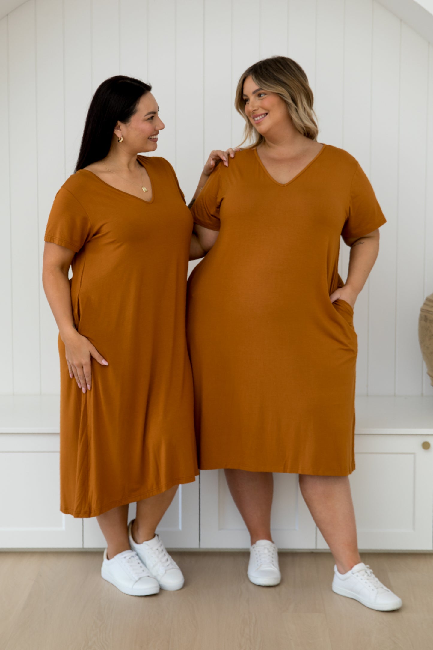 T-Shirt Dress | Butterscotch