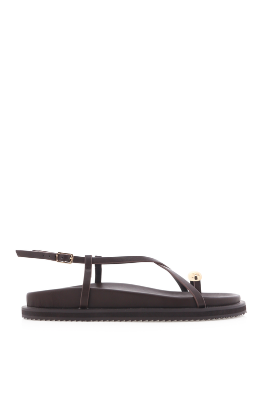 TAWNY Sandals | Chocolate