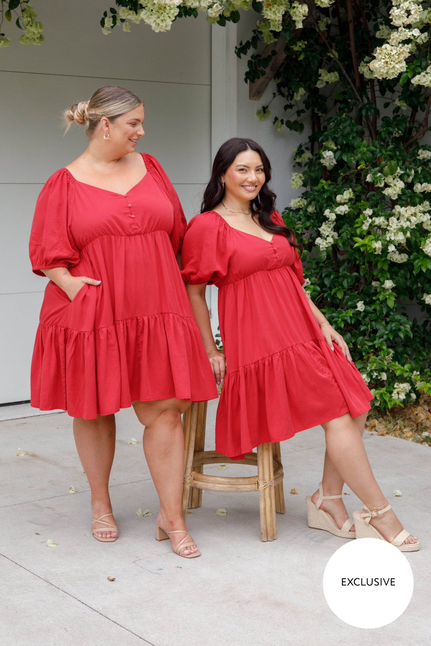 Tilly Dress | Cherry Red