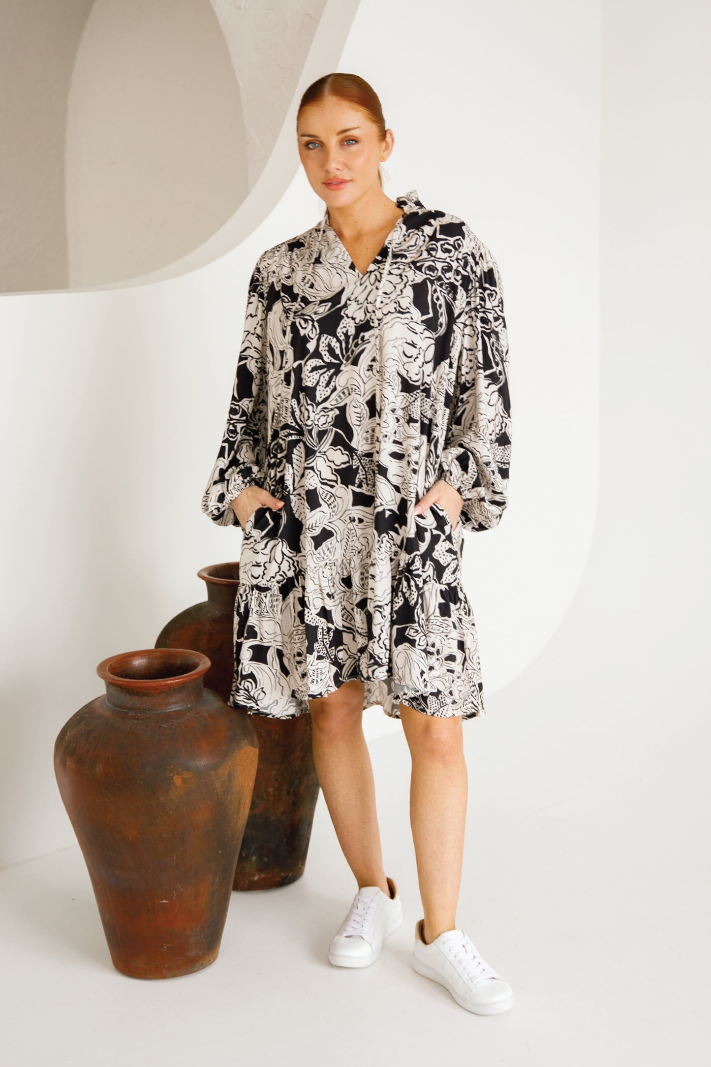 Tori Dress | Flora Noir