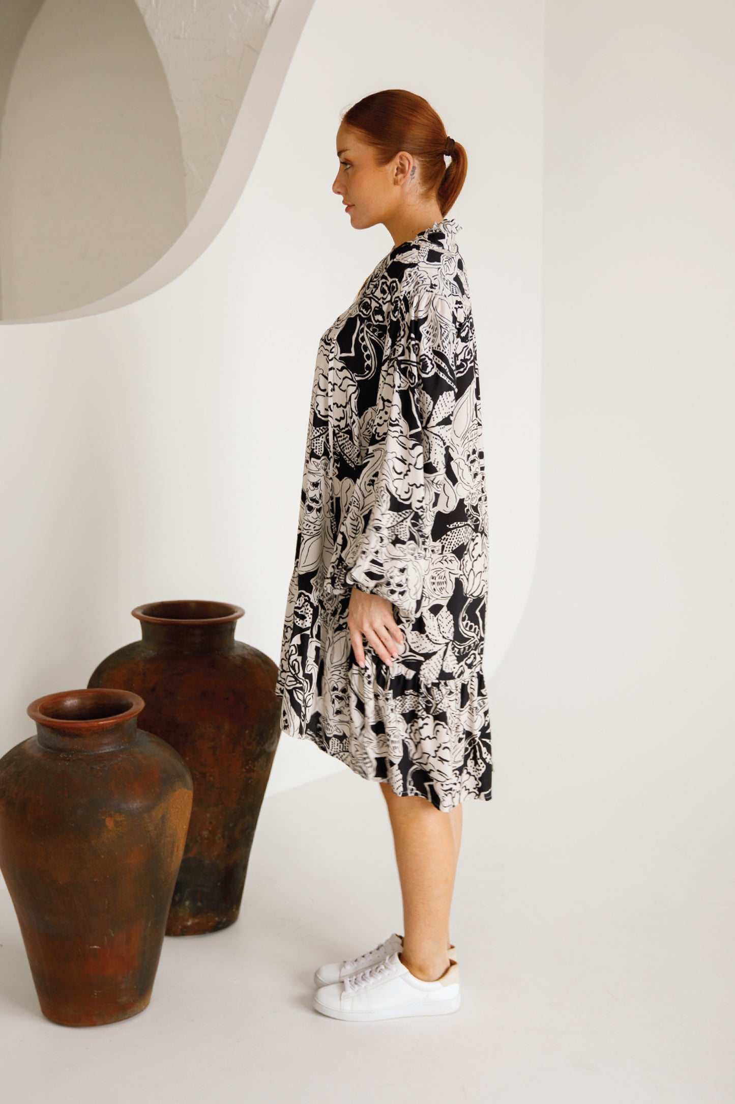 Tori Dress | Flora Noir