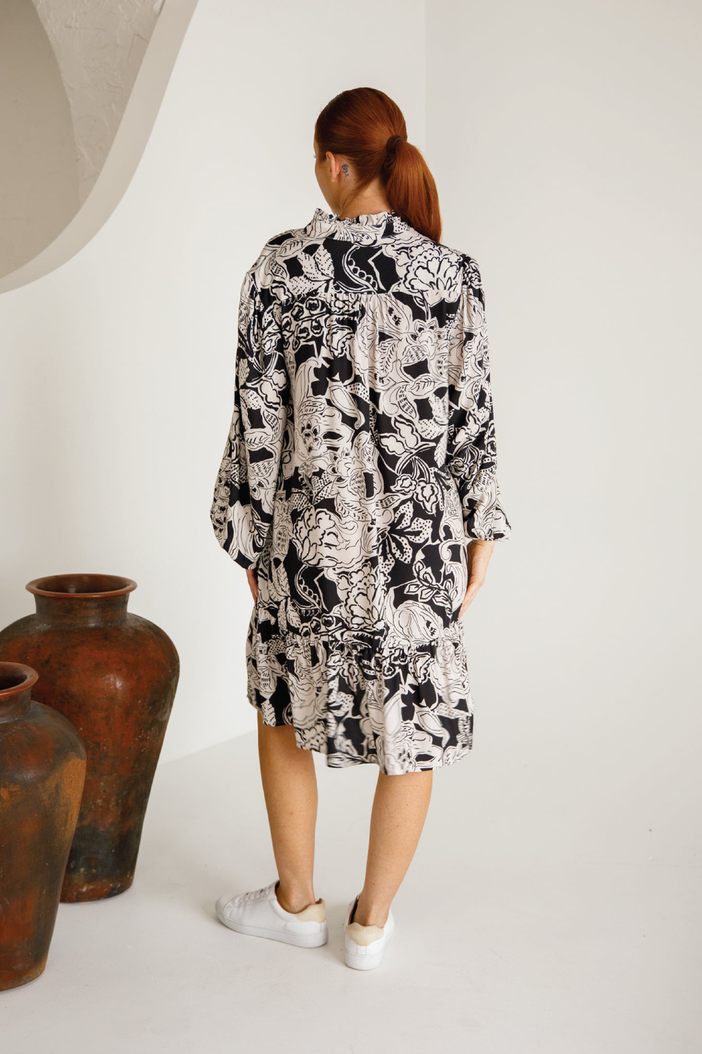 Tori Dress | Flora Noir