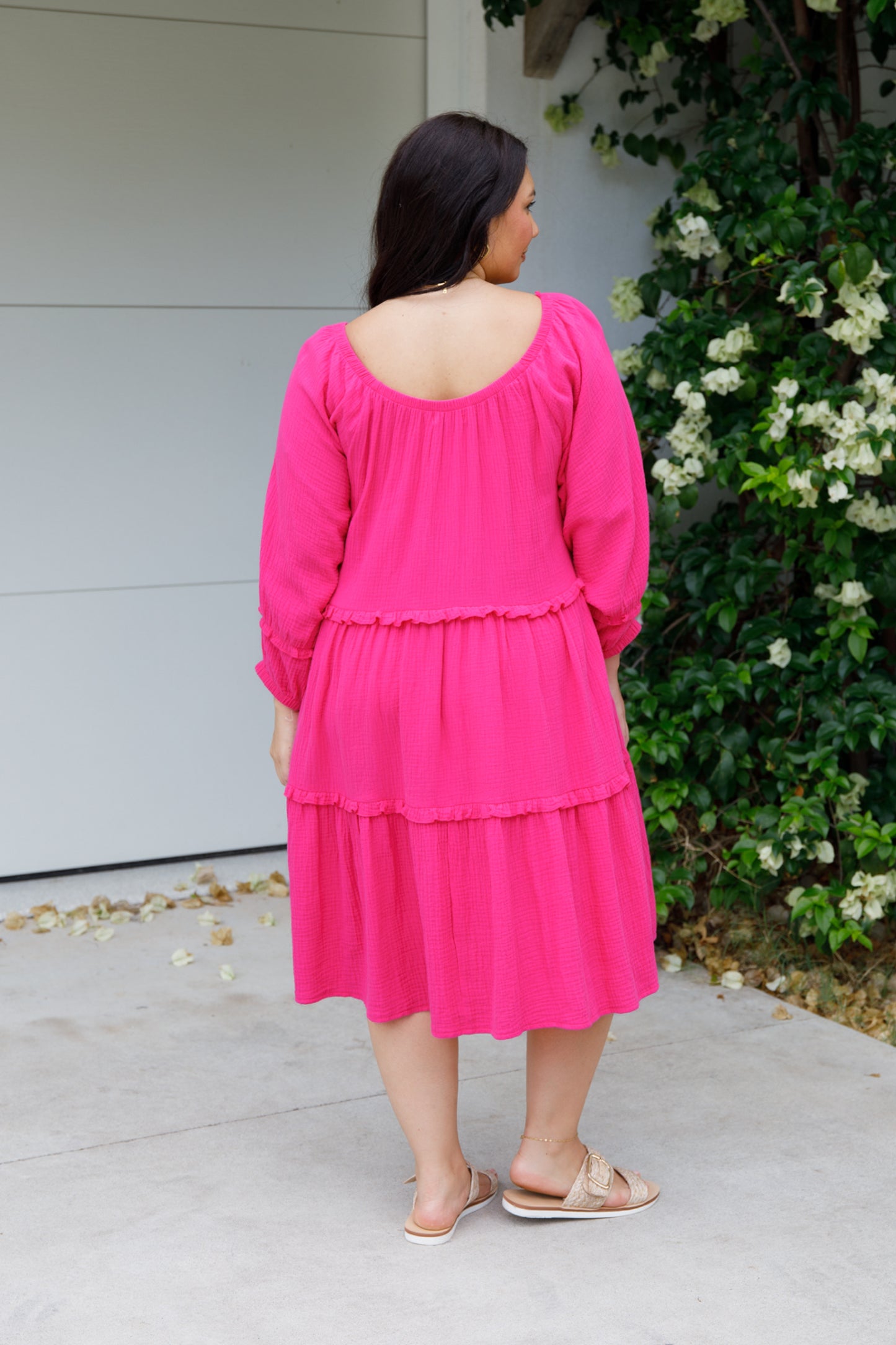 Mya Dress | Flamingo