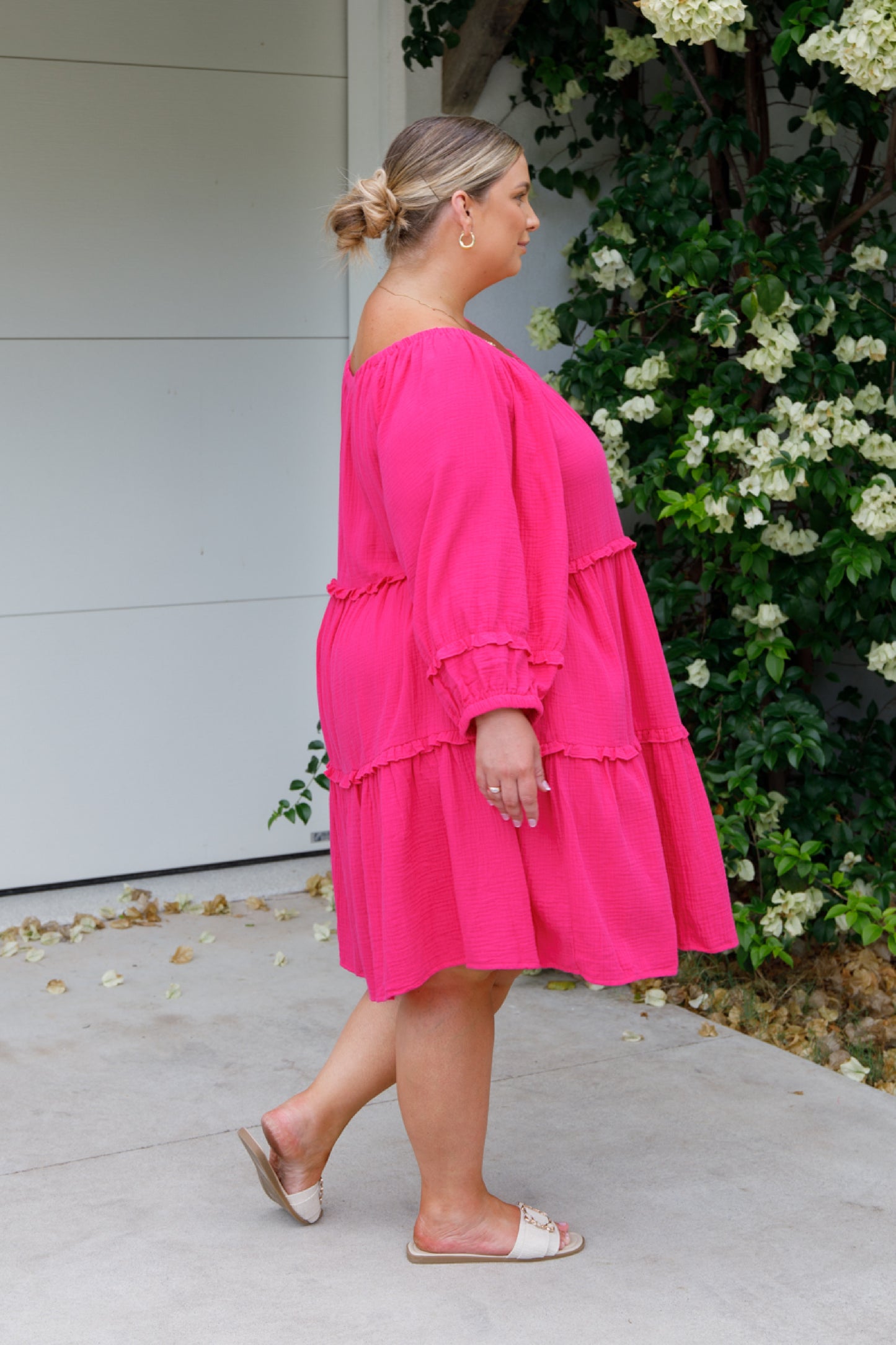 Mya Dress | Flamingo