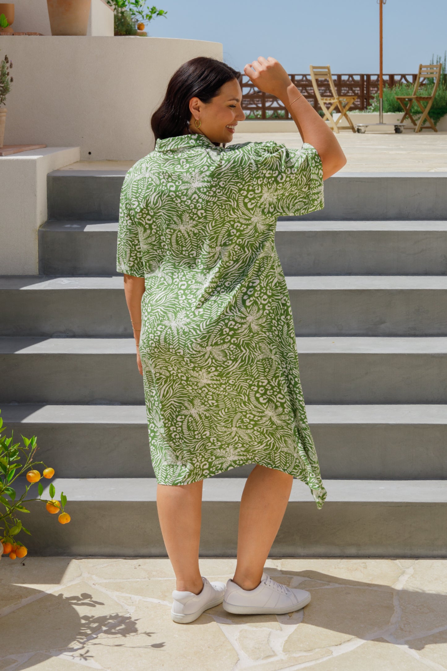 PRE-ORDER Venus Dress | Green Palm Cove