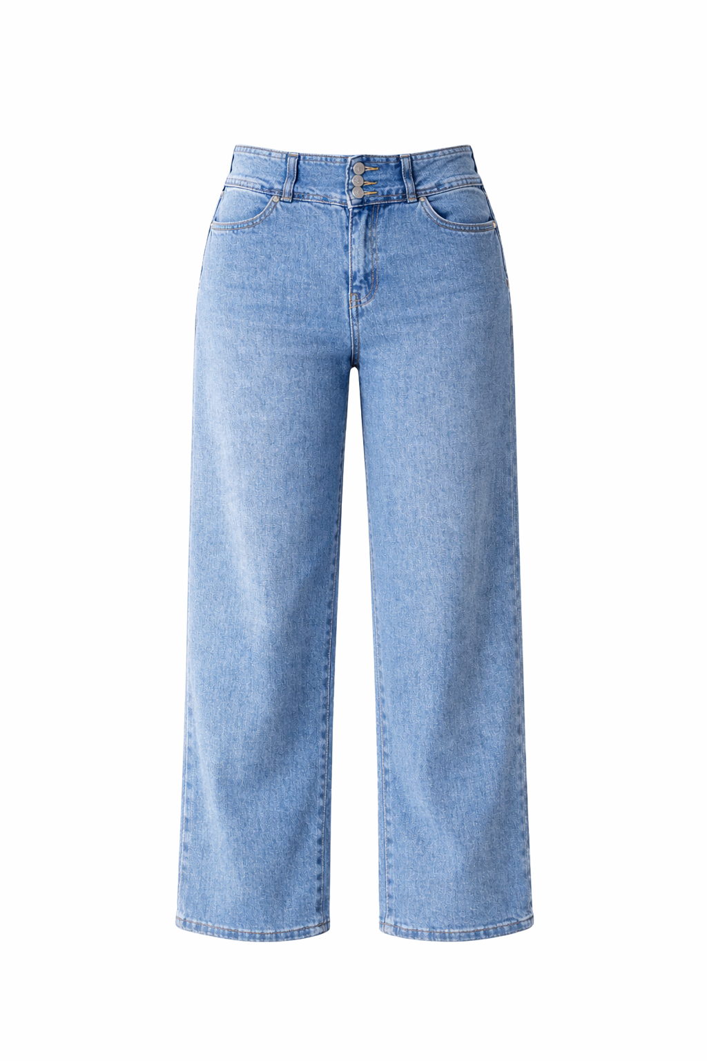 WYATT Denim Wide Leg Cropped Jean | Light Denim | FINAL SALE