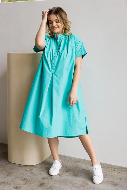 Hastings Dress in Turquoise