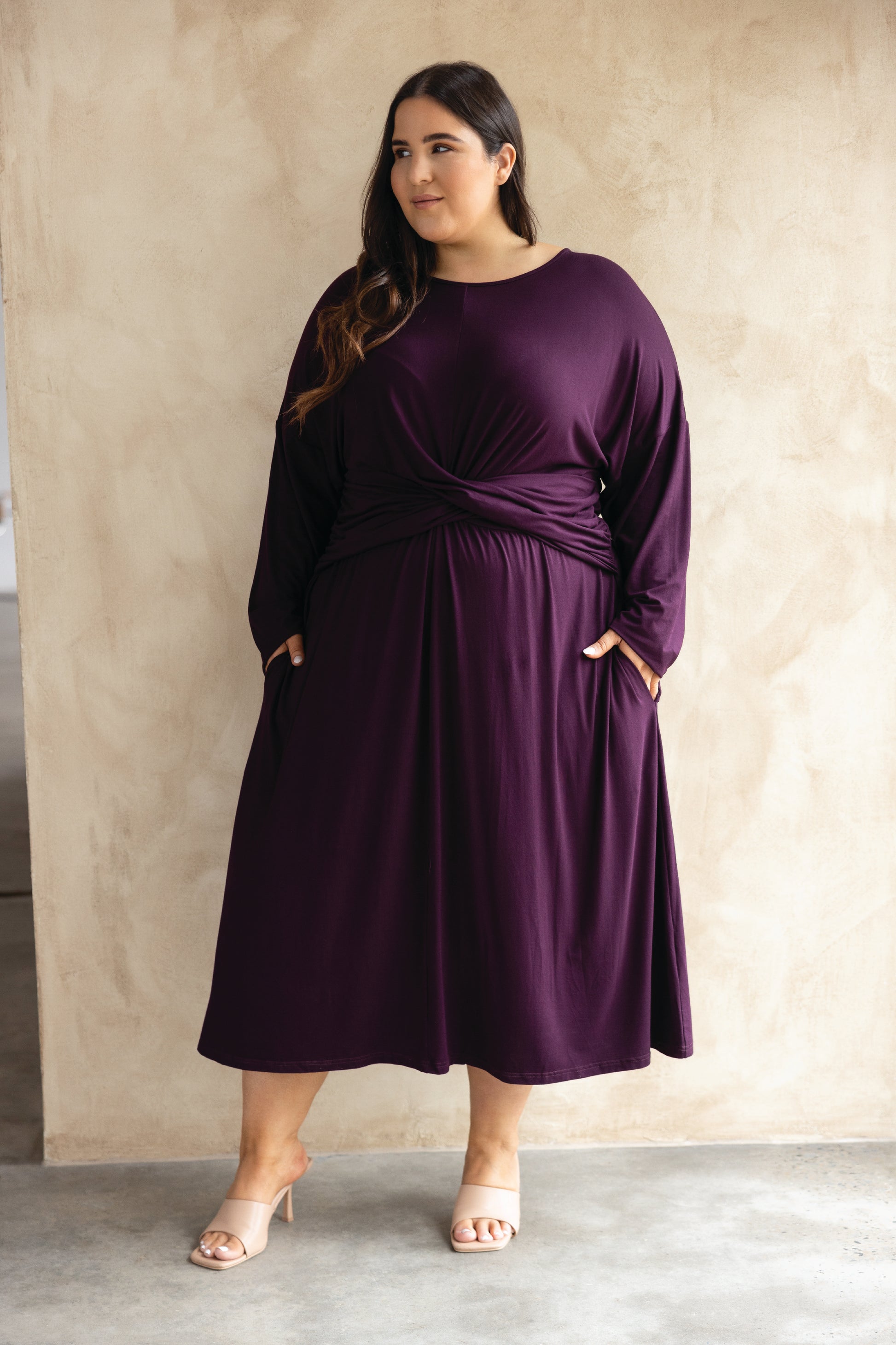 Eden dress berry