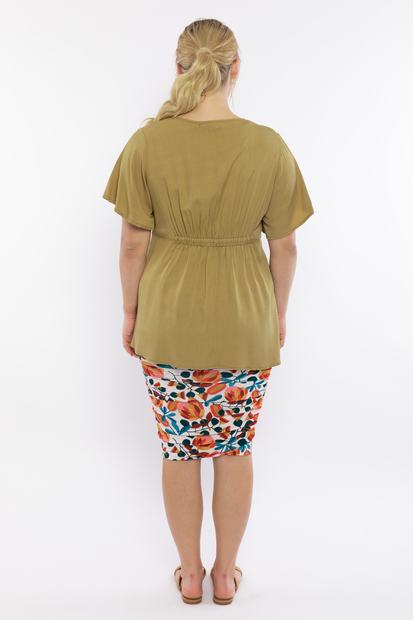 Poetry Top in Olive